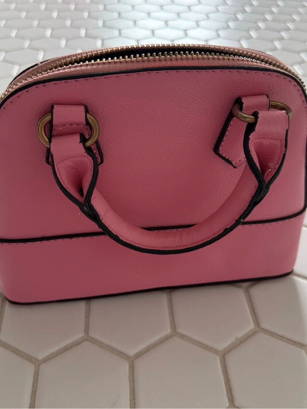 Mila & Rose Pink Mini Dome Satchel